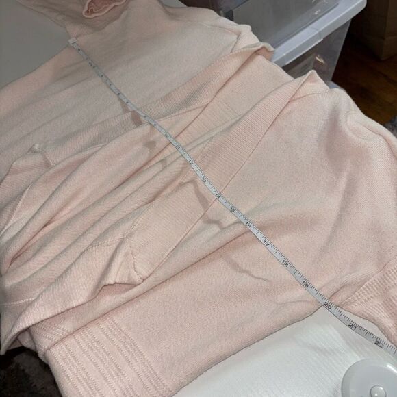 Lululemon Find Your Calm Wrap cardigan Chantilly peachy pink cotton silk blend - Picture 11 of 16